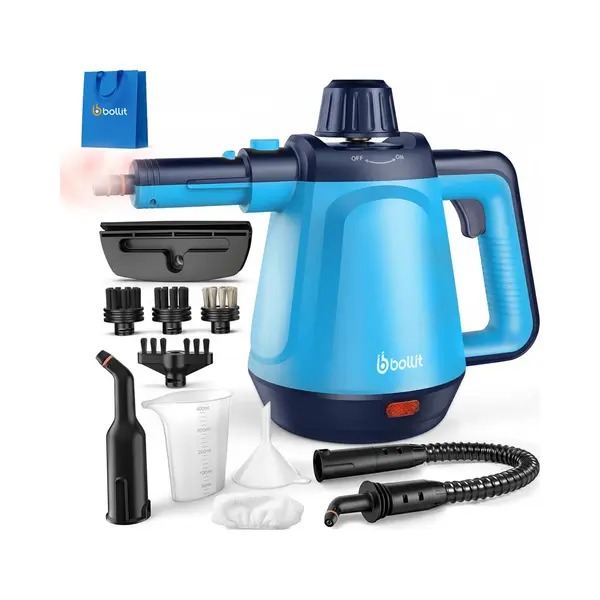 Bollit 1200W Dampfreiniger - Handdampfreiniger - 3, 5 Bar - Handdampfreiniger - Fleckenreiniger - Dampfreiniger - Teppichreiniger - Dampfreiniger - thumbnail
