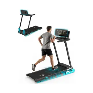 TibaGoods Loopband 1-12 Km/u - Belastbaar Gewicht 130kg - Loopbanden Voor Thuis - Loopband Inklapbaar - Wandelband - Walking Pad - Inclusief Digitale