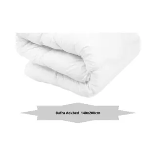 Bafra - Ultra Soft Dekbed - All Year Dekbed - 140x200 Cm - 1 Persoons - Anti Allergie - Wasbaar - Wit - Alle Maten Beschikbaar