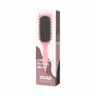 Doop - Me & Brush Curly Hair Styling Brush Roze - Haarborstel - Krullen Borstel - Ideaal Voor Meer Volume