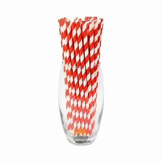 Kurtt - Papieren Rietjes, 400 Stuks, 197x8mm, Cocktailrietjes, Geschikt Voor Feestjes, Bruiloften, Verjaardagen, Bar, Restaurant, Smoothiebekers,