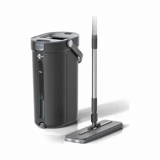 Frm Pure Flow - Dweilsysteem - Vloerreiniger - Altijd Schoon Water - Nooit Meer Dweilen Met Vies Water - Zwart