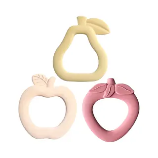 ByTwinly Bijtring Baby – Bijtringen – Siliconen Bijtring – Koelbijtring – Baby Speelgoed – 100% Siliconen – Flexibel – Bpa Vrij –