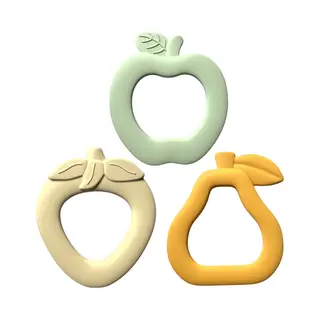 ByTwinly Bijtring Baby – Bijtringen – Siliconen Bijtring – Koelbijtring – Baby Speelgoed – 100% Siliconen – Flexibel – Bpa Vrij –