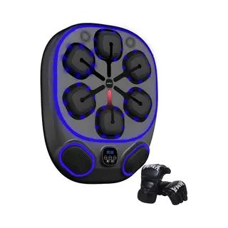 Gatson Pro Boxing Machine - Inclusief Bokshandschoenen - Extra Groot - 8 Raakvlakken - Bokszak - Boxmachine - Boksmachine Met Muziek - Boksen