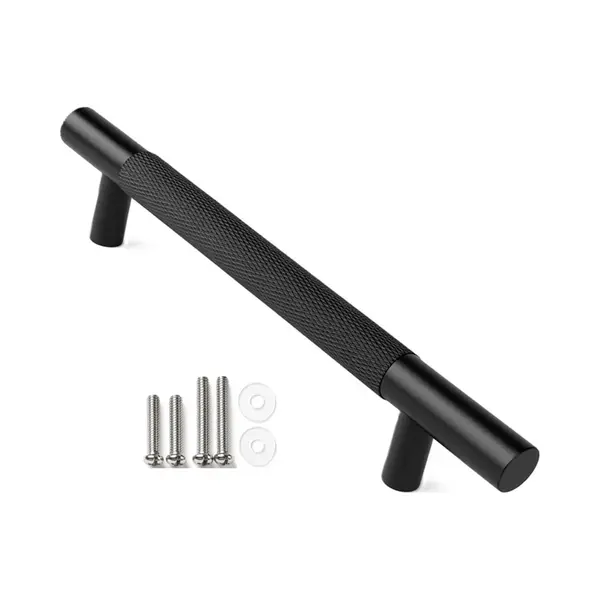 Msqdesign- Handgrepen Zwart - Handgreep Zwart 192mm - Handgrepen Kast - Meubelgrepen - Keukengreep Zwart - Kastgrepen - Handgrepen Keukenkastjes - thumbnail