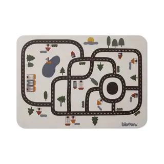 Blooom® - Placemat Voor Baby's En Kinderen - Herbruikbaar En Duurzaam - Vlek- En Waterafstotende Placemat En Knutselmat - Stad - Xl