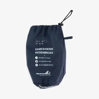 Mountain Peak Heren Dames Regenbroek Reflecterend - Blauw - Maat Xl