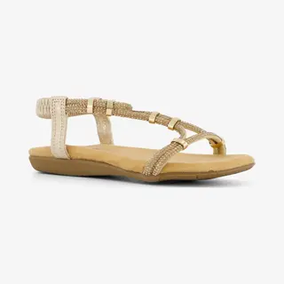 Blue Box Meisjes Sandalen Goudkleurig - Maat 28