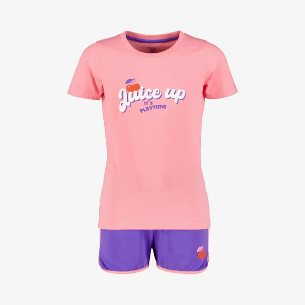 Osaga Meisjes Sport Set Roze Paars - Maat 128 thumbnail