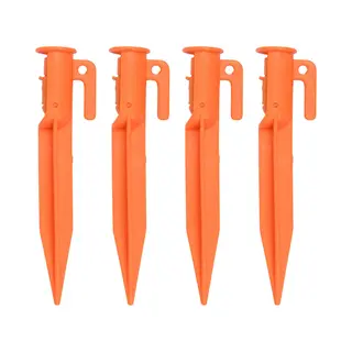 Benson Tentharing - 4x - Kunststof - 15 Cm - Tentpennen/zandharing - Robuust - Extra Stevig