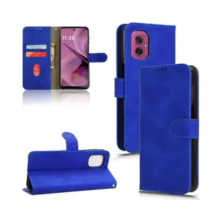 Telestore Luxe Mat Blauw Agenda Book Case Hoesje - Geschikt Voor Motorola Moto G55 5G