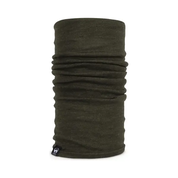 MowMow® Merino Nekwarmer - Sjaal - Multifunctionele Hoofdbescherming - Sport - Wintersport - Groen thumbnail