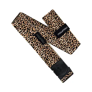 MowMow Elastische Riem - Stretch - 105 Cm - Heren - Dames - Luipaard Print