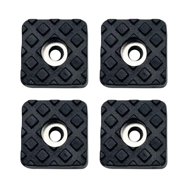 Purepeak Meubelverhogers Set 4 Stuks - Tafelpoot Verhoger - 22 X 22 Mm - Trillingsdempers - Zwart thumbnail