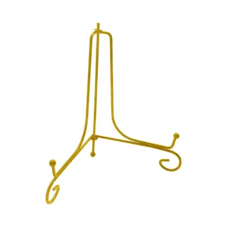 Purepeak Bordenstandaard Voor Sierborden - Bordenhouder Geschikt Voor Borden Tot 27 Cm Hoog - Bordenrek - Goud