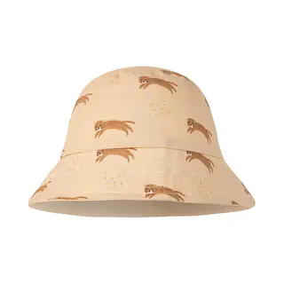 Swim Essentials | Bruin Luipaard Uv Omkeerbaar Zonnehoedje 1-2 Jaar