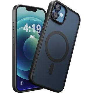 My Case Hoesje Geschikt Voor IPhone 12 Mini - Zwart - Geschikt Voor MagSafe – Slank, Sterk En Shock Proof