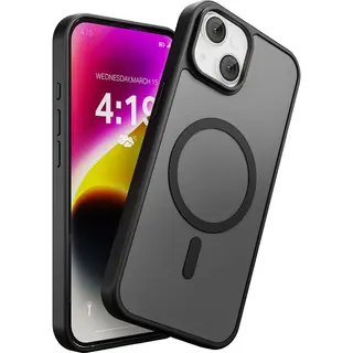 My Case Hoesje Geschikt Voor IPhone 13/14 - Zwart - Geschikt Voor MagSafe – Slank, Sterk En Shock Proof