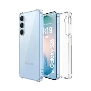 ITech Telefoonhoesje Geschikt Voor Samsung S26 Hoesje Siliconen - Backcover - Optimale Bescherming - Transparant
