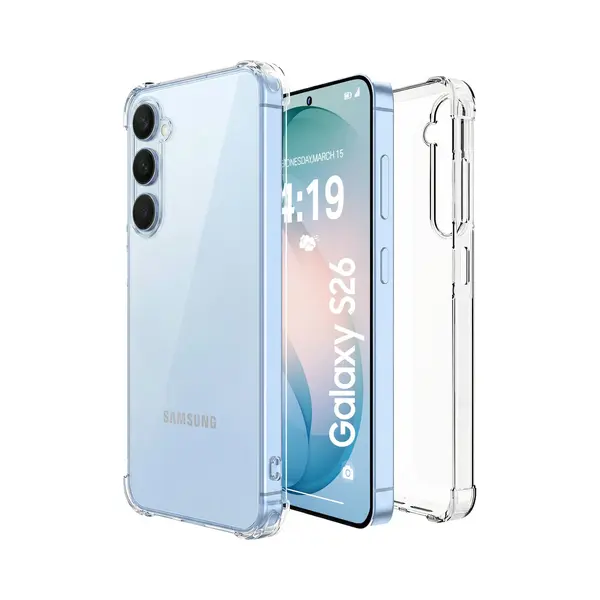 ITech Telefoonhoesje Geschikt Voor Samsung S26 Hoesje Siliconen - Backcover - Optimale Bescherming - Transparant thumbnail