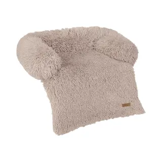 By Cee Cee By Cee Origineel Hondendeken Bank – Hondenkleed Bank - Fluffy Hondenmand - Premium - Volledig Afritsbaar - Mokka Taupe - 75x90 - Maat S - Balu