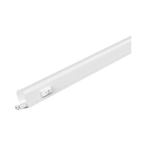 Bes Led Led T5 Armatuur 60cm - Brinton - 7W 780lm - Koppelbaar - 865 Helder/Koud Wit 6500K - Compleet Met Aansluitsnoer & Aan-/uitknop thumbnail