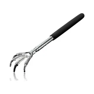 Scoby - Ruggenkrabber - Uitschuifbare Massagekrabber - Kraaienpoot - Telescopische Krabber - Verstelbaar Voor Jeuk - Back Scratcher - Zwart