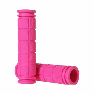 Scoby - Fietshandvatten - Anti-Slip Handvatten - Full Grip - Bike Grips - 115 Mm X 22 Mm - Roze