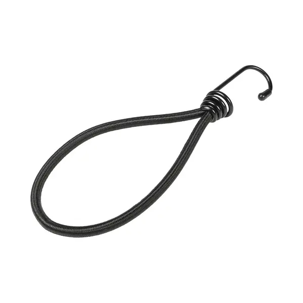 Scoby - Spanelastiek - Bagagespanner - Elastiek Met Haak - Bungee Cord - 20CM - 6 Stuks - Zwart thumbnail
