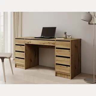 Meubella Bureau Avio 2 - Eiken - 154 Cm