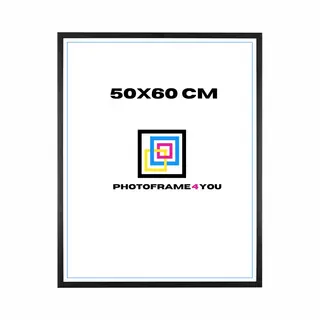 Photoframe4you Fotolijst 50x60 Cm - Zwart Mat - Kunststof - Nancy
