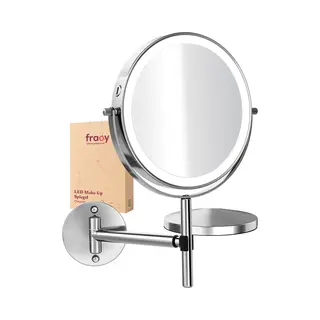 Fraay Make Up Spiegel 3in1 Met Led Verlichting - 10x Vergroting - Vergrootspiegel Met Licht - Oplaadbaar -