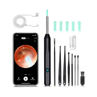 Tandora® - Oorsmeer Verwijderaar Met Camera - Inclusief Reinigingsset - Oorlepel - Ear Cleaner - Oorreiniger - Oor Camera - Oor Schoonmaken - Oor