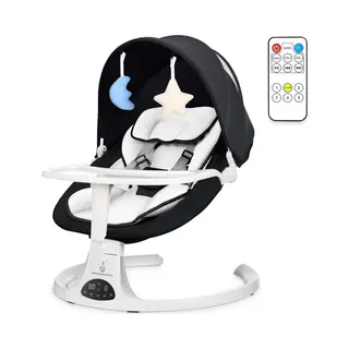 DreamSoothe® - Baby Swing - Elektrische Babyschommel - Automatische Wipstoel Voor Je Baby - Schommelstoel - Babyswing - Uitneembare Wasbare