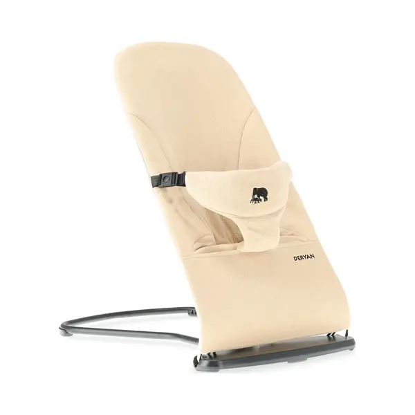 Deryan Teddy Wiping Chair - Ergonomic Baby Rocker With Soft Cover - Foldable & Lightweight - For Newborns Up To 9 Kg - Baby Rocker With Play Arch - thumbnail