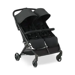 Mooiys Tess Twin Duo Buggy - Inclusief Regenhoes - Inclusief Draagtas - Zwart