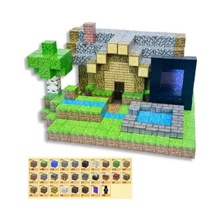 Klegu Magnetisch Speelgoed – Magnetisch Bouwspeelgoed 510 Stuks – Magnetische Bouwstenen – Montessori Speelgoed – Magneten Speelgoed - Villa