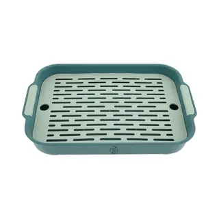 Equivera Konijnentoilet Rechthoek - Konijnentoilet - Dieren Wc - Dierentoilet - Huisdiertoilet - Konijnen Wc - Knaagdiertoilet - Urinepan - Konijn