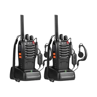 Current Components 88E - Portofoon 2 Stuks - Walkie Talkie - 5km Bereik - Pmr 446 Mhz - Led Zaklamp