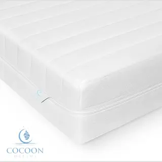 Cocoon Dreams Matras - 140x190 Cm - Premium Bamboo Tijk - 20CM - Hotel Xxl - Nasa Koudschuim - Orthopedisch - Anti-allergie - Afritsbaar / Wasbaar - Medium