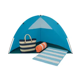 Hixa Strandtent - Windscherm - Blauw - 200x110x110cm - Camping Tent - Baby - Peuter