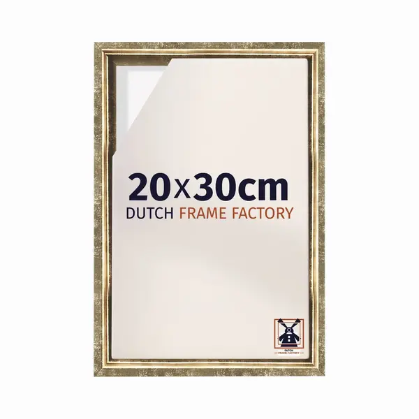 Dutch Frame Factory - Schattenfugenrahmen 20x30 - Gold Antik - Rahmen Für Leinwand Bilder Auf Keilrahmen - Mdf - Lausanne thumbnail