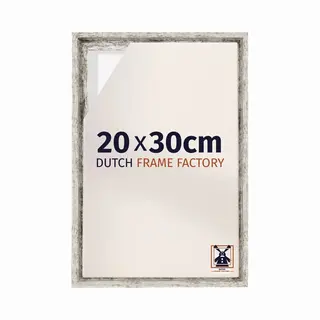 Dutch Frame Factory - Schattenfugenrahmen 20x30 - Weiß Vintage - Rahmen Für Leinwand Bilder Auf Keilrahmen - Mdf - Lausanne