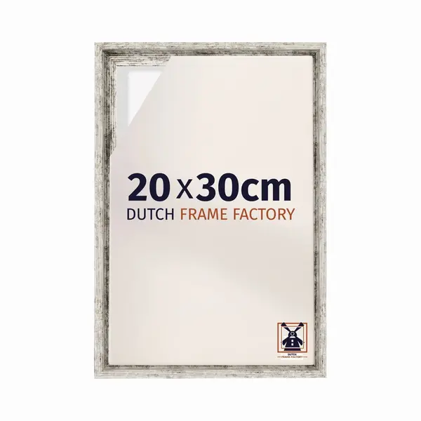 Dutch Frame Factory - Schattenfugenrahmen 20x30 - Weiß Vintage - Rahmen Für Leinwand Bilder Auf Keilrahmen - Mdf - Lausanne thumbnail