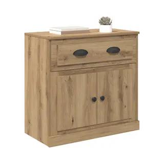 Highboard Artisan Oak 70 X 35.5 X 67.5 Cm Engineered Wood Vidaxl