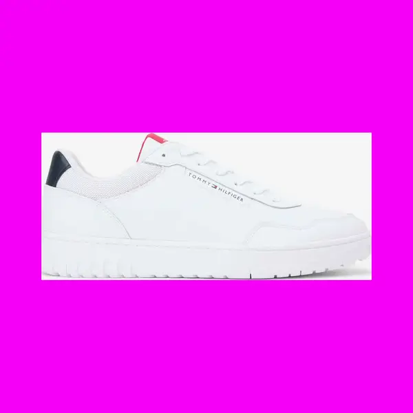 Tommy Hilfiger Basket Core Lite Trainer In White - 41 thumbnail