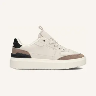 Cruyff Junior Endorsed Tennis Sneakers Jongens - Leren Sneaker - Beige - Maat 36