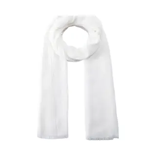 Emilie Scarves - Sjaal - Wit - Basic Sjaal - Omslagdoek - Lang - 200X90CM - Viscose
