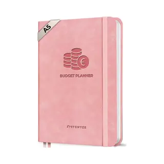 Systemyze Budget Planner – Kasboek In En Uitgaven – Huishoudboekje – A5 – Roze